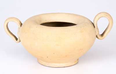 George Ohr Pottery Bisque Vase with Ear-Form Handles, Signed Geo. E. Ohr / Expo Clay / 04, George E. Ohr, St. Louis, MO, 1904