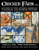 Crocker Farm Stoneware and Redware Auction Catalog Cover