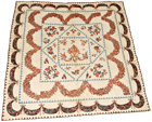 Baltimore, MD Broderie Perse and Cotton Appliqued Quilt