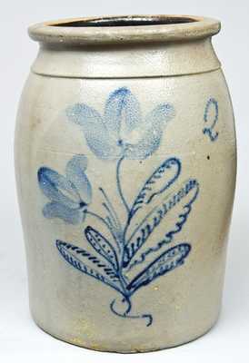 Cobalt-Decorated Stoneware Jar, probably PA.