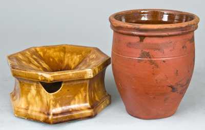 Two Pieces of Baltimore Pottery.