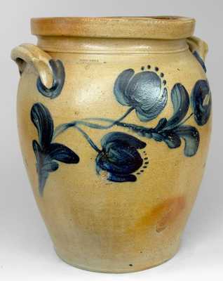 Cobalt-Decorated Stoneware Jar, 
