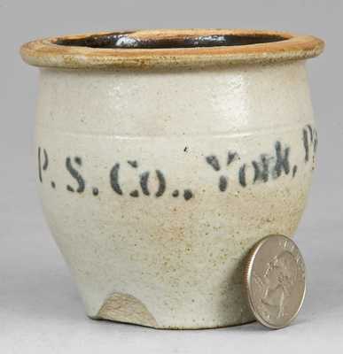 Pfaltzgraff, York, PA Bristol Slip Glazed Miniature Stoneware Jar