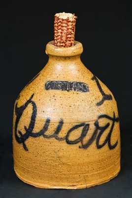 Repro. Cortland, NY "1 Quart" Stoneware Jug