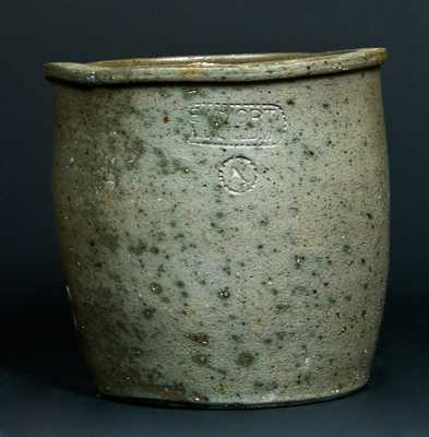 E.W. MORT / ALUM WELLS, VA Stoneware Jar