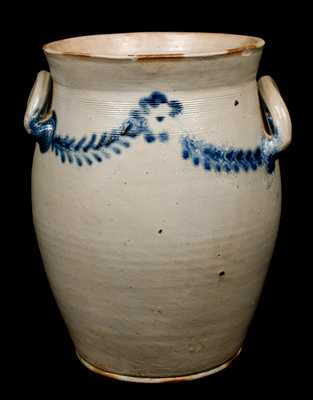 Baltimore Stoneware Jar w/ Open Handles, Morgan or Morgan & Amoss