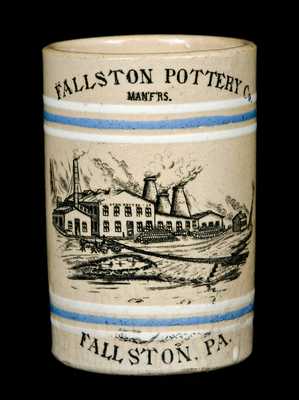 Rare Fallston Pottery Co. / Fallston, PA Stoneware Mug