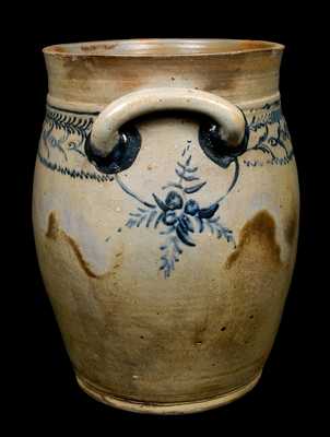 Early Baltimore Open-handled Stoneware Jar