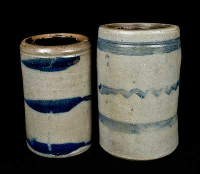 Lot of 2: Western PA Stoneware Wax Sealers
