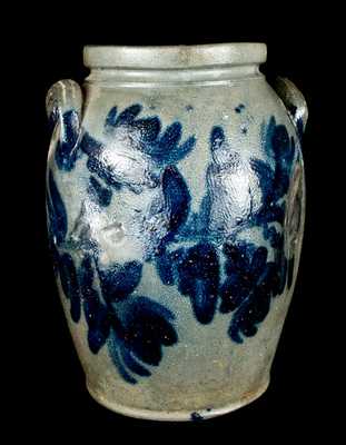 PA Stoneware Jar w/ Floral Decoration