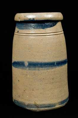 Western PA Stoneware Striped Canning Jar