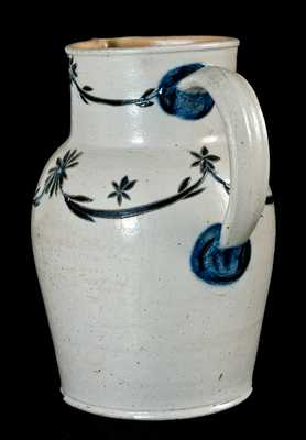 Early Baltimore Stoneware Pitcher w/ Fine Incising