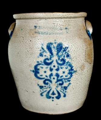 F.H. COWDEN / HARRISBURG Stoneware Cream Jar