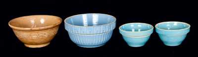 (4) American Pottery Bowls