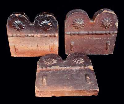 Three Georgia Pottery Slave Tiles