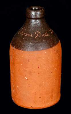 "Clover Dale Dairy" Redware Bottle