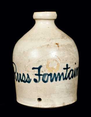 Fulper, Flemington, NJ Stoneware Chick Waterer ("Russ Fountain")