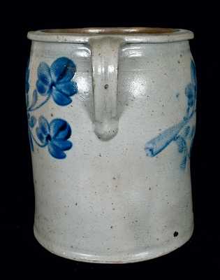 Attrib. J.H. Miller, Brandenburg, Kentucky Stoneware Double-Handled Pot