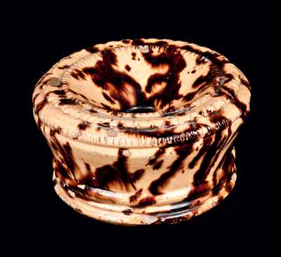 Glazed Redware Spittoon, Mid-Atlantic origin
