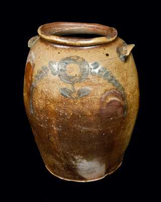 Ovoid Alexandria, VA Stoneware Jar, Impressed 