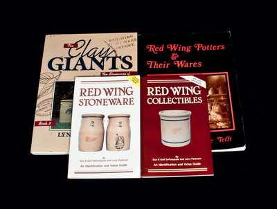 Lot of Four: Books on RED WING Stoneware