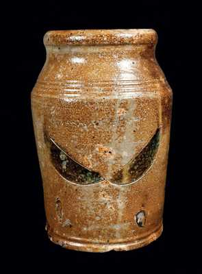 Rare "Made by J. Letts" South Amboy, NJ Stoneware Jar