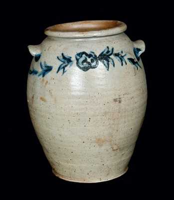Stoneware Crock with Unusual Decoration, Baltimore circa 1820