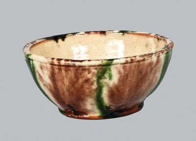 Small Multi-Colored Redware Bowl