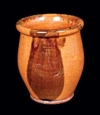 Glazed Redware Jar, New England origin, mid 19th century