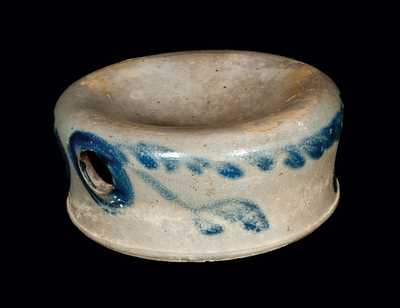 Cobalt-Decorated Stoneware Spittoon, Baltimore, MD origin