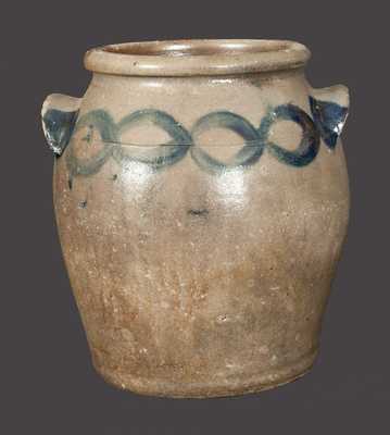 1 Gal. Ovoid Stoneware Jar Signed H. C. SMITH, Alexandria, VA