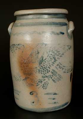 3 Gal. STAR POTTERY Stoneware Jar with Stenciled Eagle