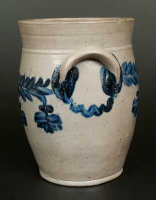 2 Gal. Philadelphia Stoneware Baluster Form Jar, att. Henry Remmey, c1830