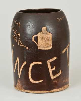 Rare Princeton 1901 Stoneware Mug