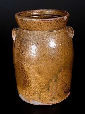 Alkaline-Glazed Stoneware Churn, Southeastern U.S. origin, second half 19th century