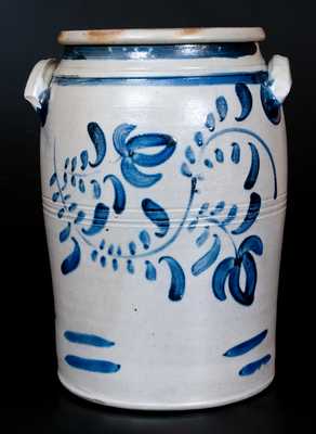 4 Gal. Stoneware Jar att. William Leet Hamilton, Greensboro, PA, circa 1860