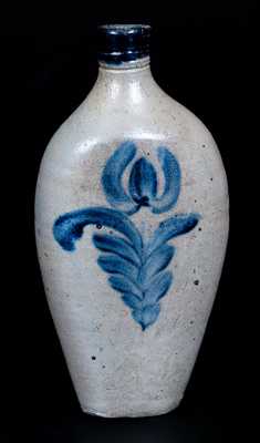 Baltimore Stoneware Flask, attrib. David Parr, Sr., c1825