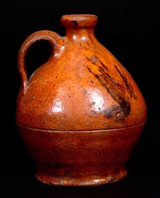 Small-Sized New England Redware Jug, c1820