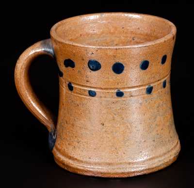 Very Rare Small Stoneware Mug attrib. C. F. Decker (Chucky Valley, TN)