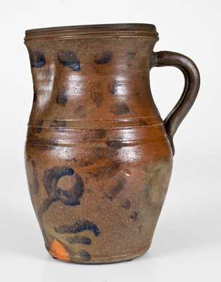 Unusual Half-Gallon Stoneware Pitcher, WV or OH origin, third quarter 19th century