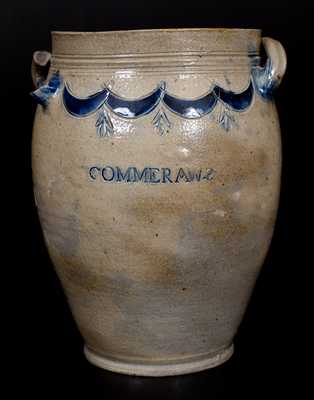 Scarce COMMERAWS / STONEWARE Jar, Thomas Commeraw, Lower East Side, New York City, c1810