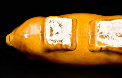 CAMARK Pottery Pig Flask, Camden, Arkansas, circa 1920s
