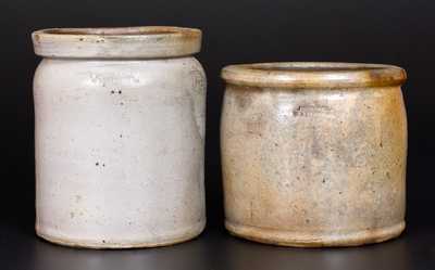 Lot of Two: JOHN BELL / WAYNESBORO Stoneware Jars