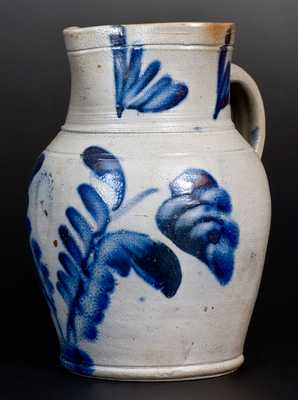 Three-Quart Stoneware Pitcher attrib. Remmey Pottery, Philadelphia, PA, circa 1865