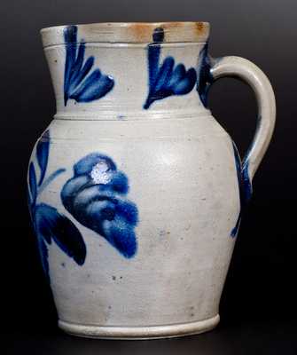Three-Quart Stoneware Pitcher attrib. Remmey Pottery, Philadelphia, PA, circa 1865