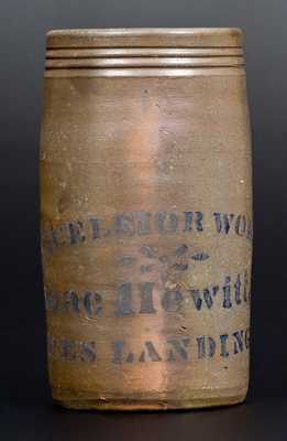 Isaac Hewitt, Jr. / RICES LANDING, PA Stoneware Canning Jar