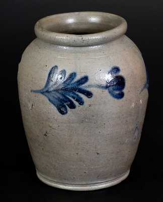 Small Ovoid Stoneware Jar att. Henry Remmey, Jr., Philadelphia, PA