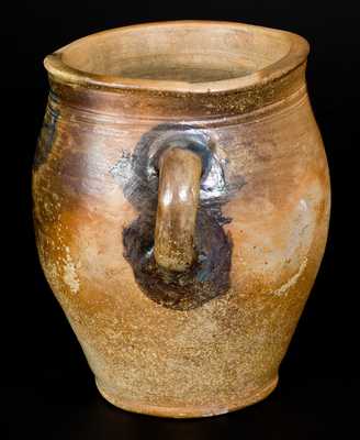 18th Century Vertical-Handled Stoneware Jar, New York City