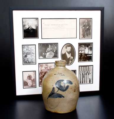 Ack Pottery (Mooresburg, PA) Collection incl. Stoneware Jug, Billhead and Personal Photos