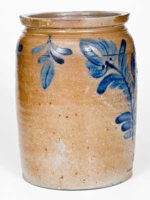 B. C. MILBURN (Alexandria, VA) Stoneware Jar with Floral Decoration